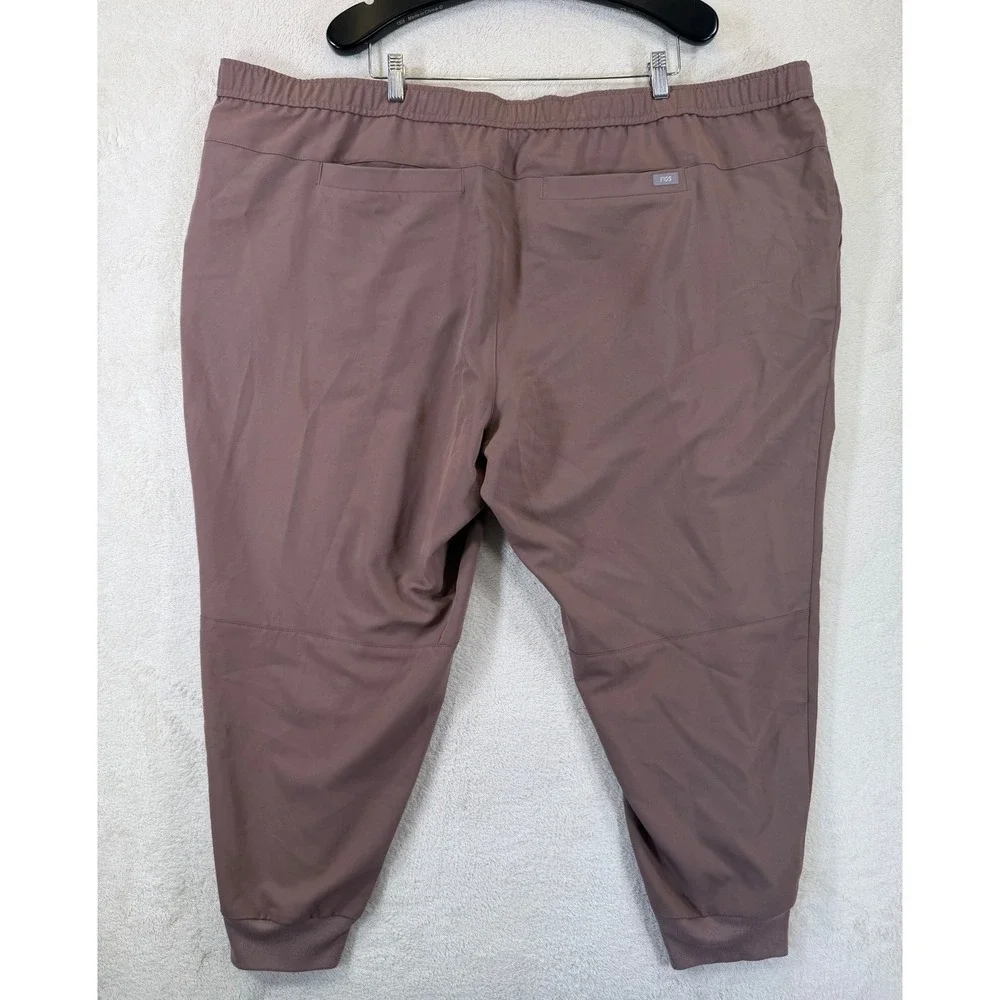 FIGS Tansen Jogger Scrub Pants 6XL Short Mauve Brown Orange Drawstring-NWT